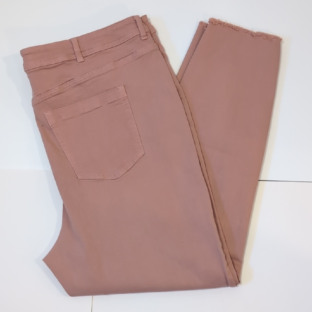 Love & Legend Pink Skinny Jeans Size 22 Plus Size